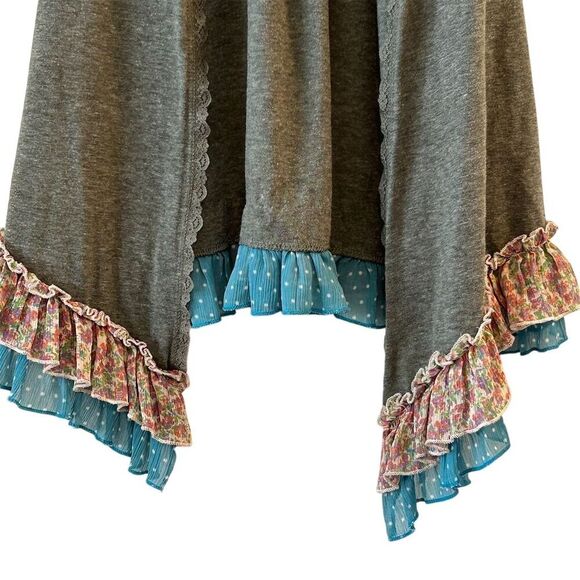 Spoiled Women's Gothic Cosplay Ruffled Sleeveless Vest Blouse Multicolor Size S - Picture 2 of 9